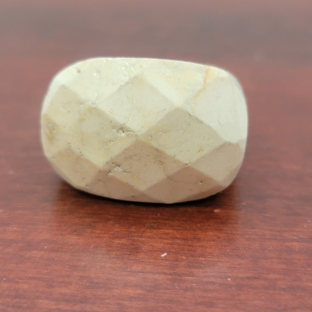 Bevel Cut Stone Ring